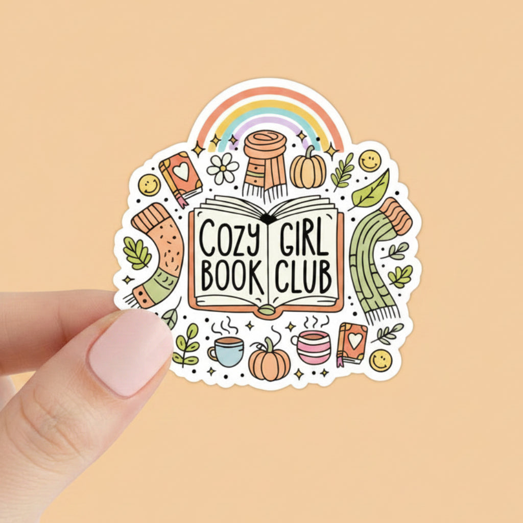 Cozy Girl Book Club | Sticker Die Cut