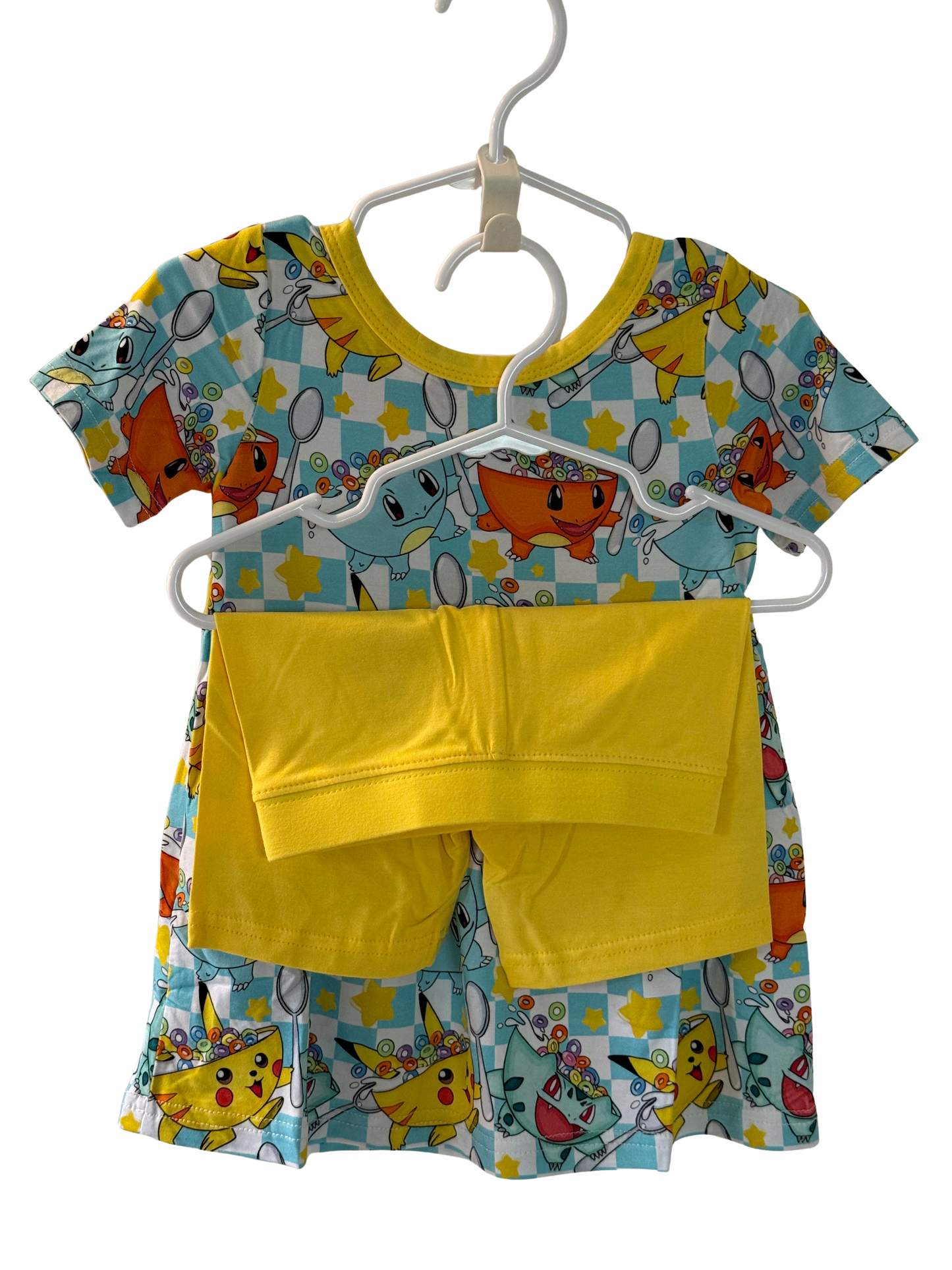 Pokémon Cereal Bamboo Dress Top & Shorts Set