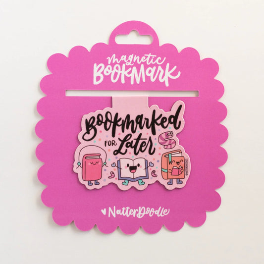 Bookmarked For Later Magnetic Bookmark – Funny Reader Gift