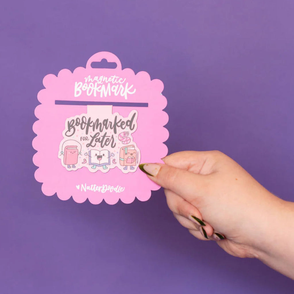 Bookmarked For Later Magnetic Bookmark – Funny Reader Gift
