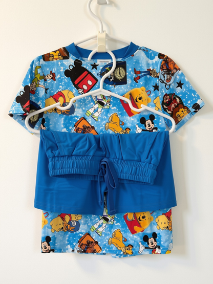 Disney Friends Backpack Bamboo Daywear Set