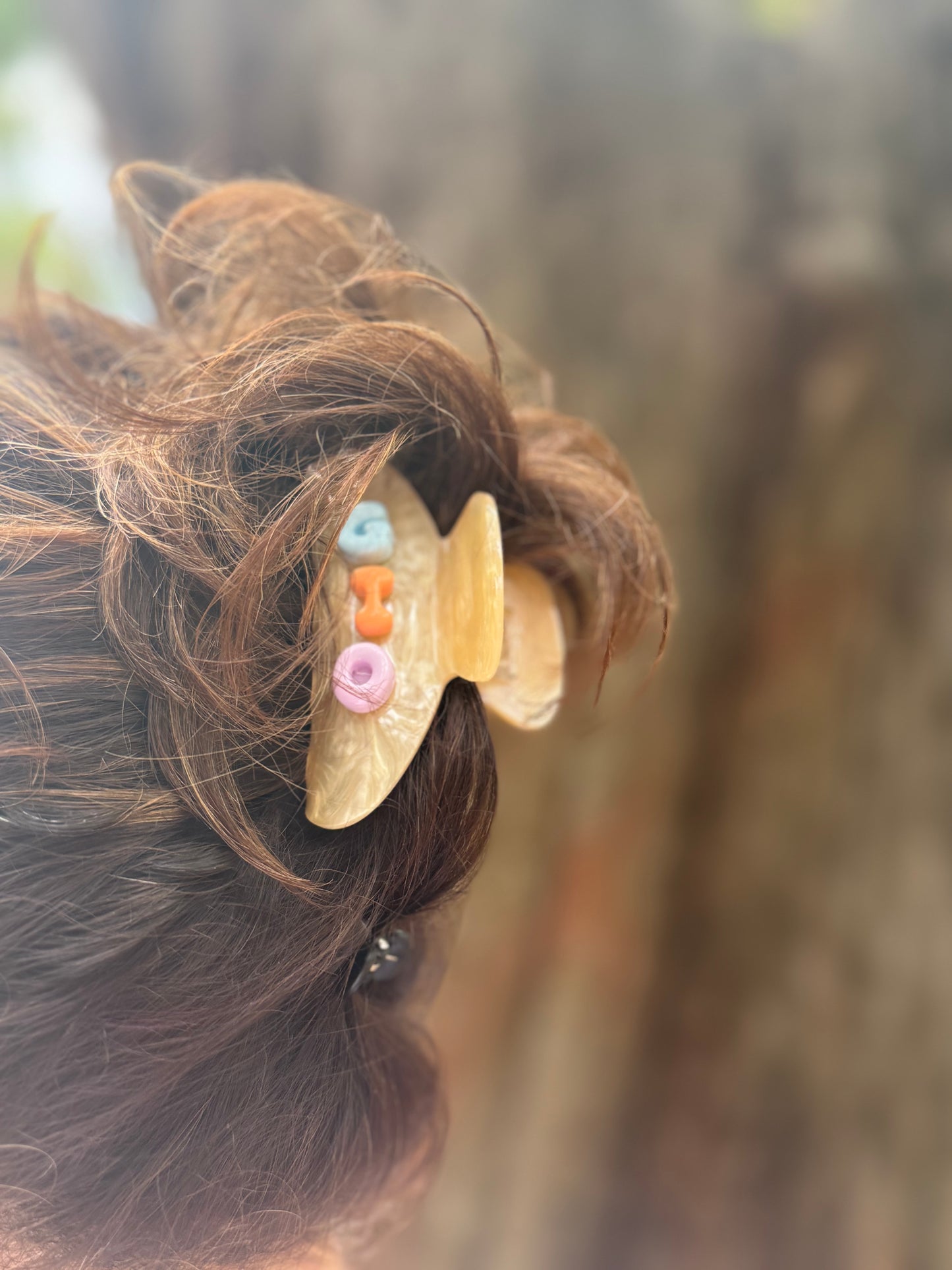 Handmade Beaded Hairclip (Medium)