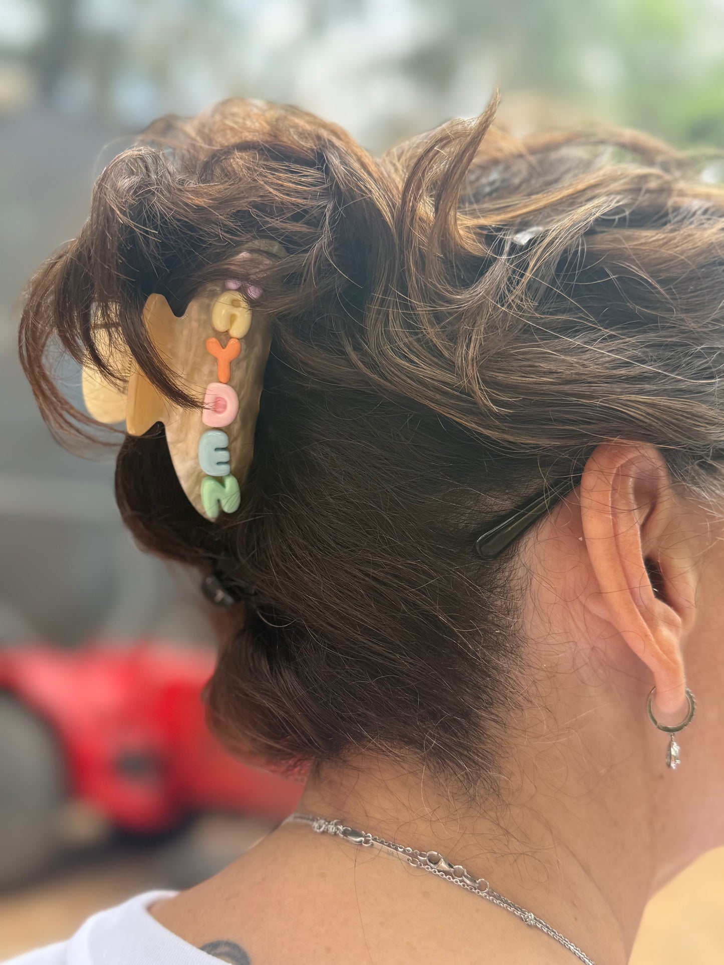 Handmade Beaded Hairclip (Medium)
