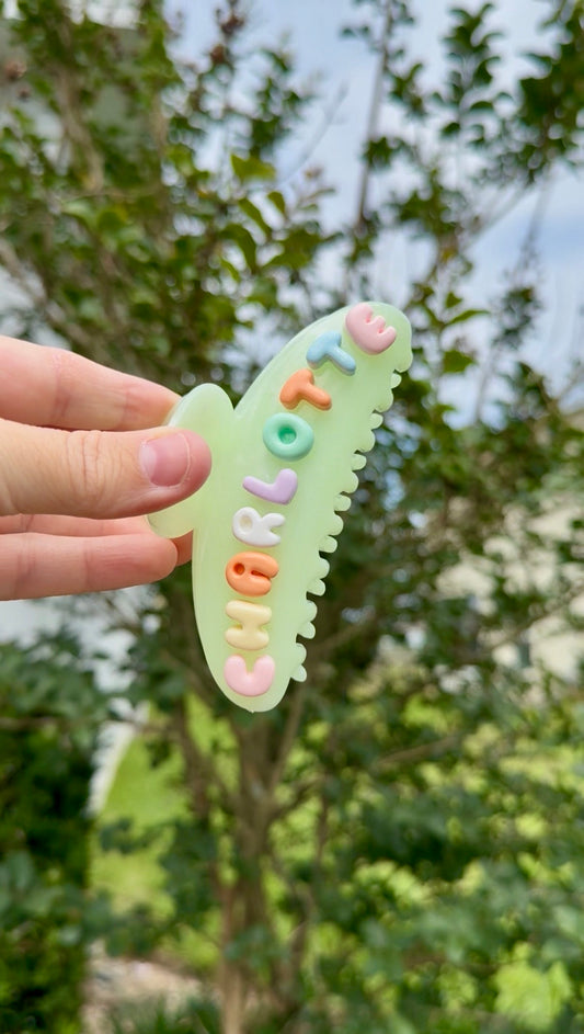 Handmade Beaded Hairclip (Large)