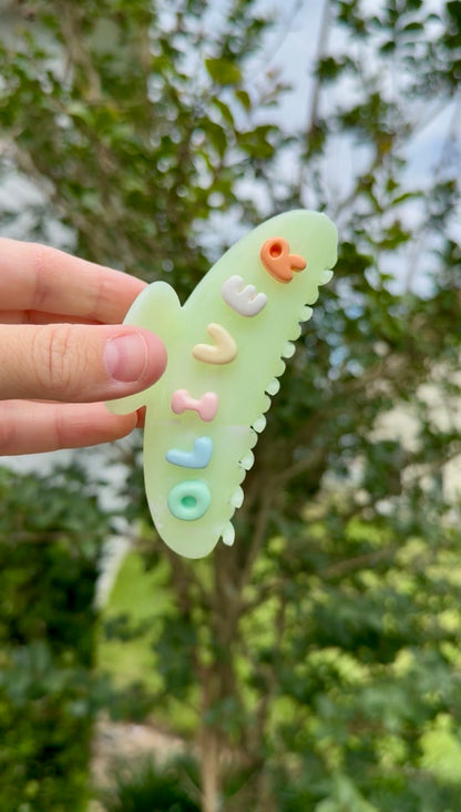Handmade Beaded Hairclip (Large)