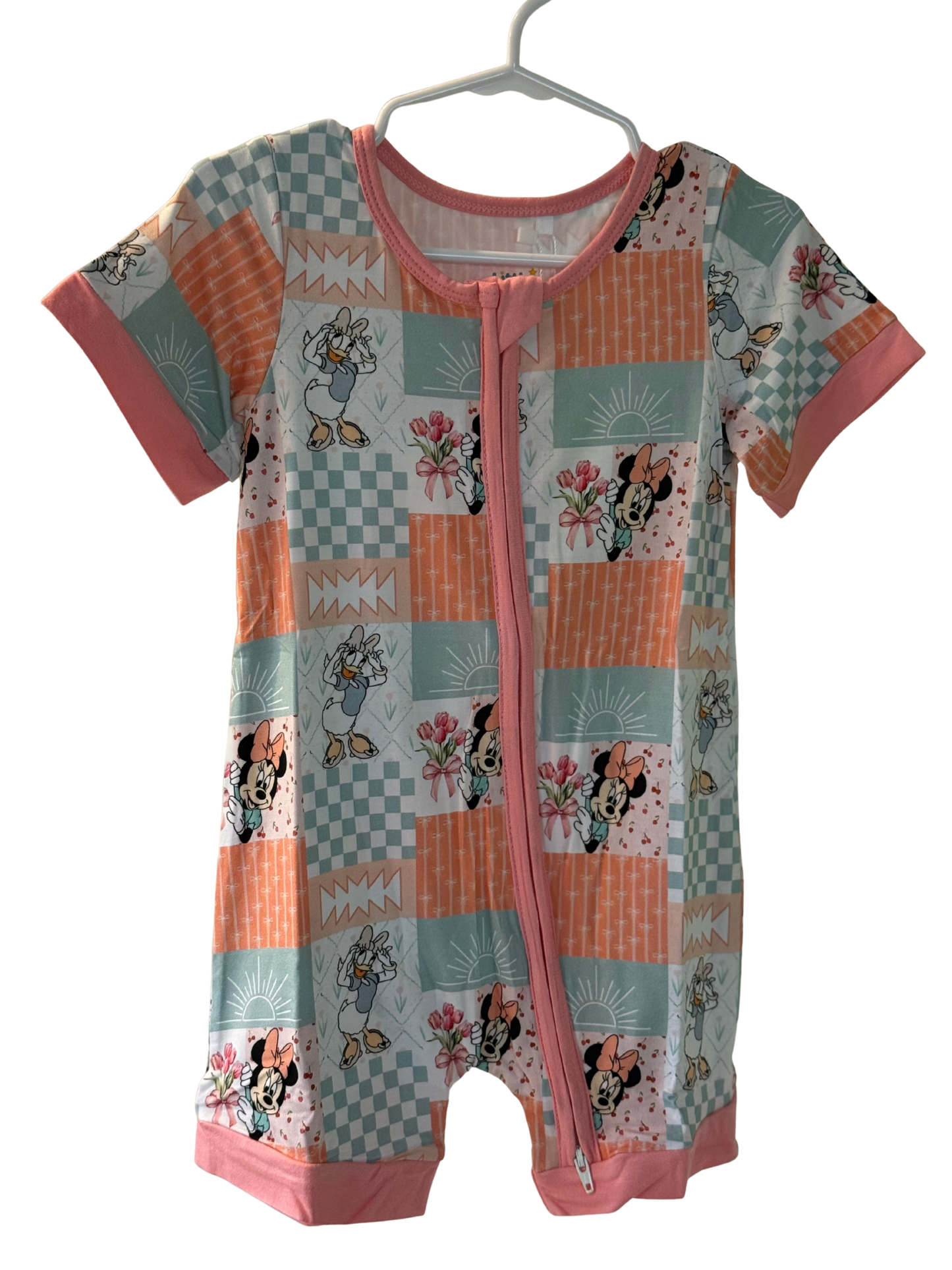 Minnie & Daisy Short Sleeve Bamboo Shortie