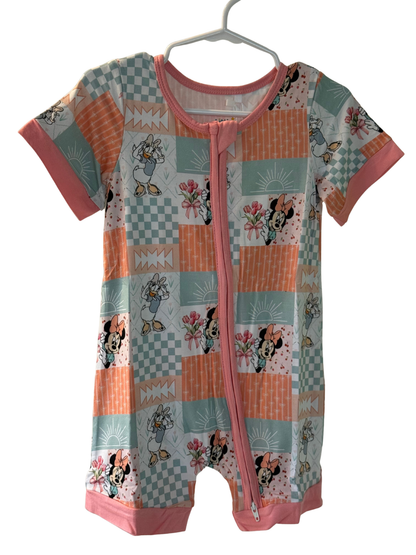 Minnie & Daisy Short Sleeve Bamboo Shortie