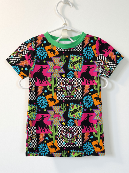Neon Rodeo Short Sleeve Shirt & Shorts Bamboo Set