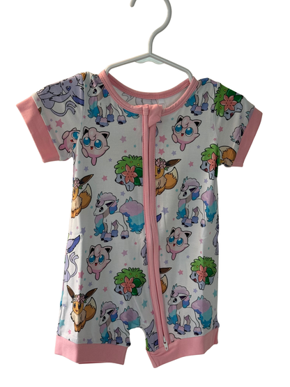Pastel Pokémon Short Sleeve Bamboo Shortie