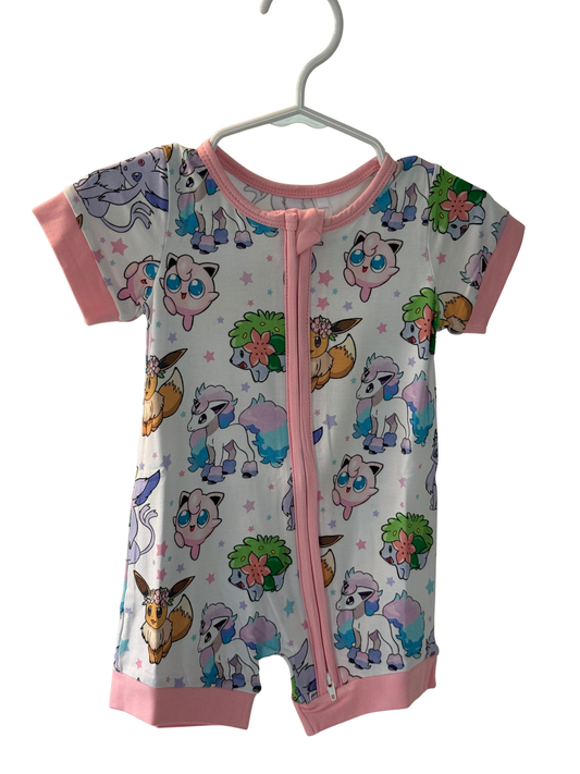 Pastel Pokémon Short Sleeve Bamboo Shortie