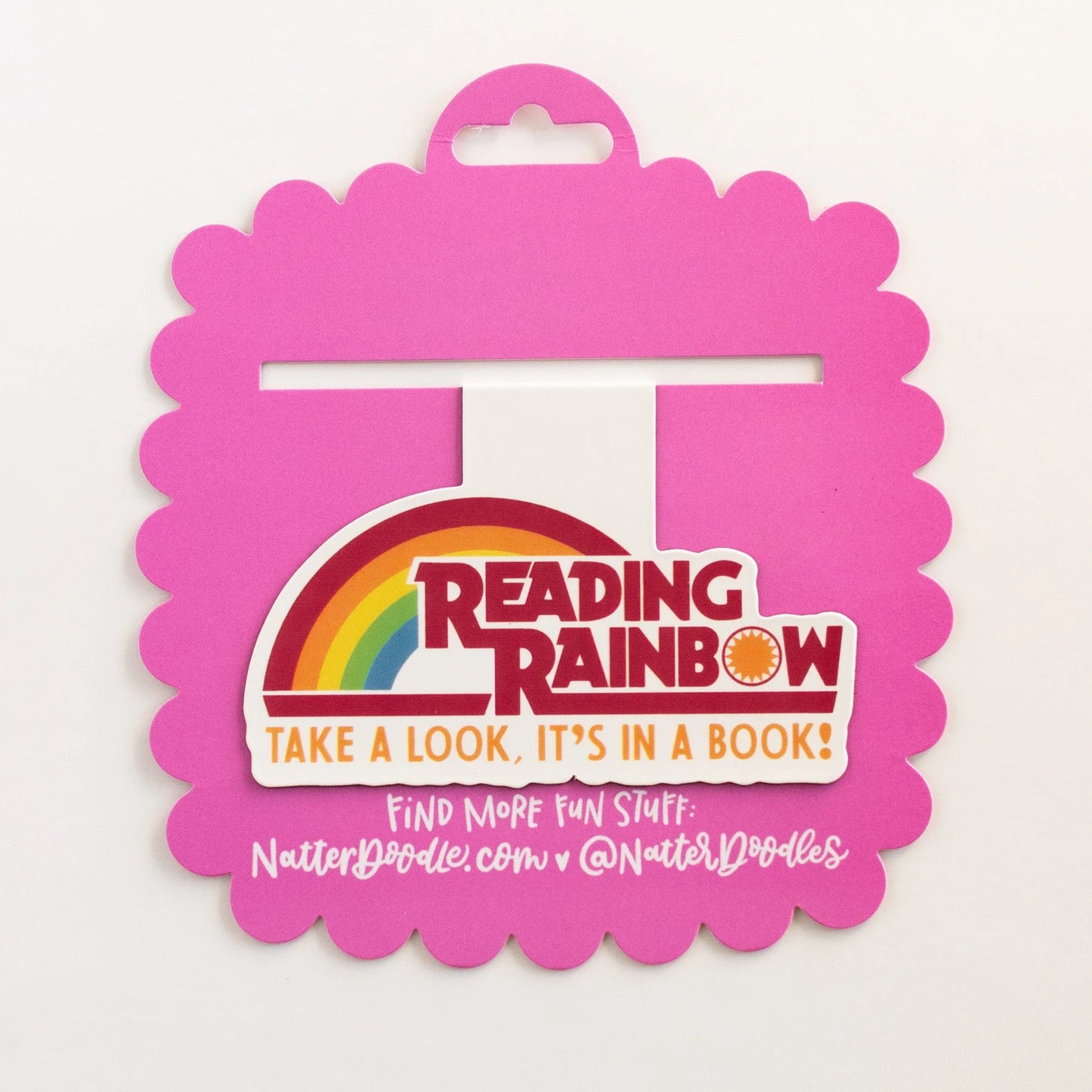 Reading Rainbow Magnetic Bookmark – Nostalgic Bookish Gift