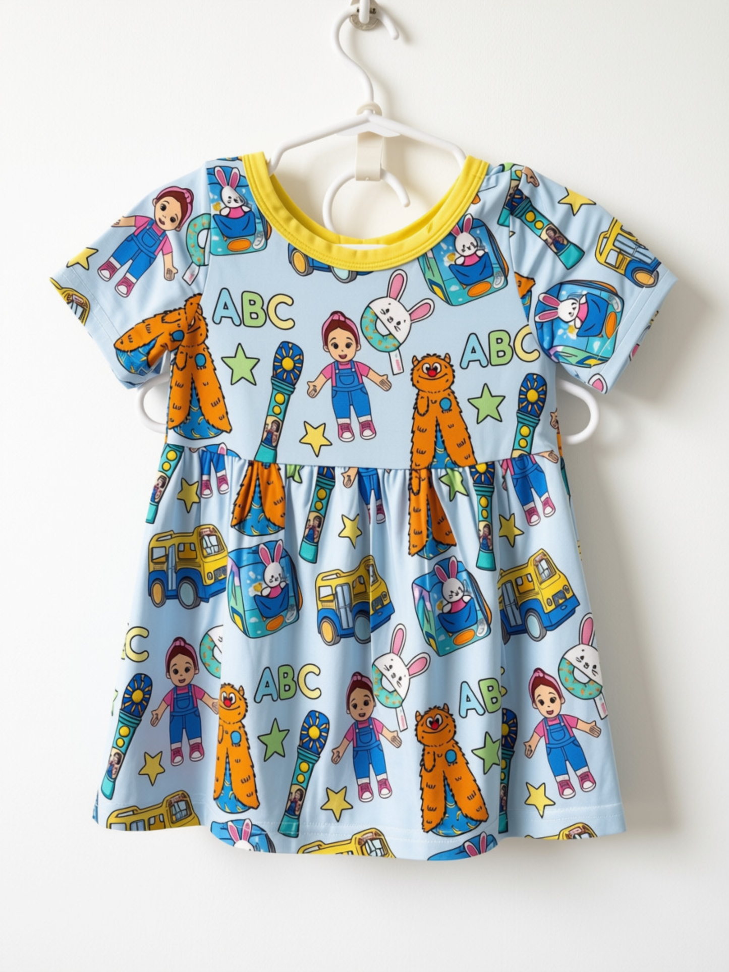 Ms. Rachel ABC Bamboo Dress Top & Shorts Set