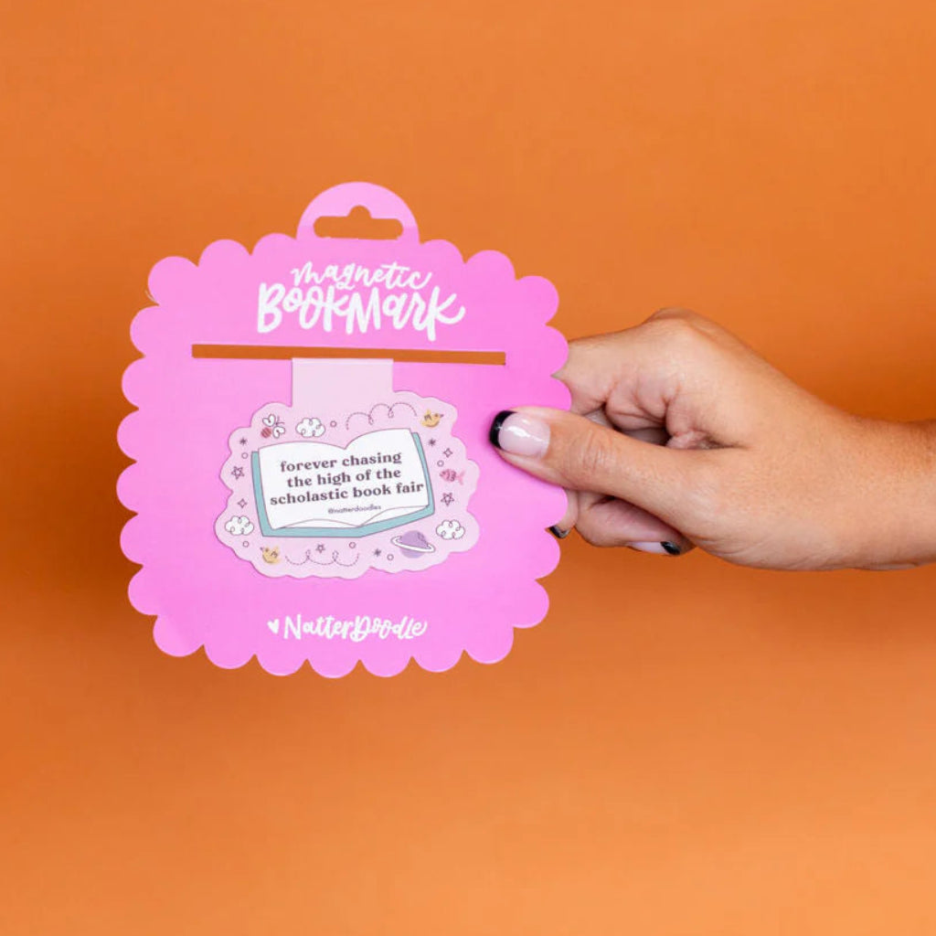 Scholastic Book Fair Magnetic Bookmark – 90s Kid Nostalgia