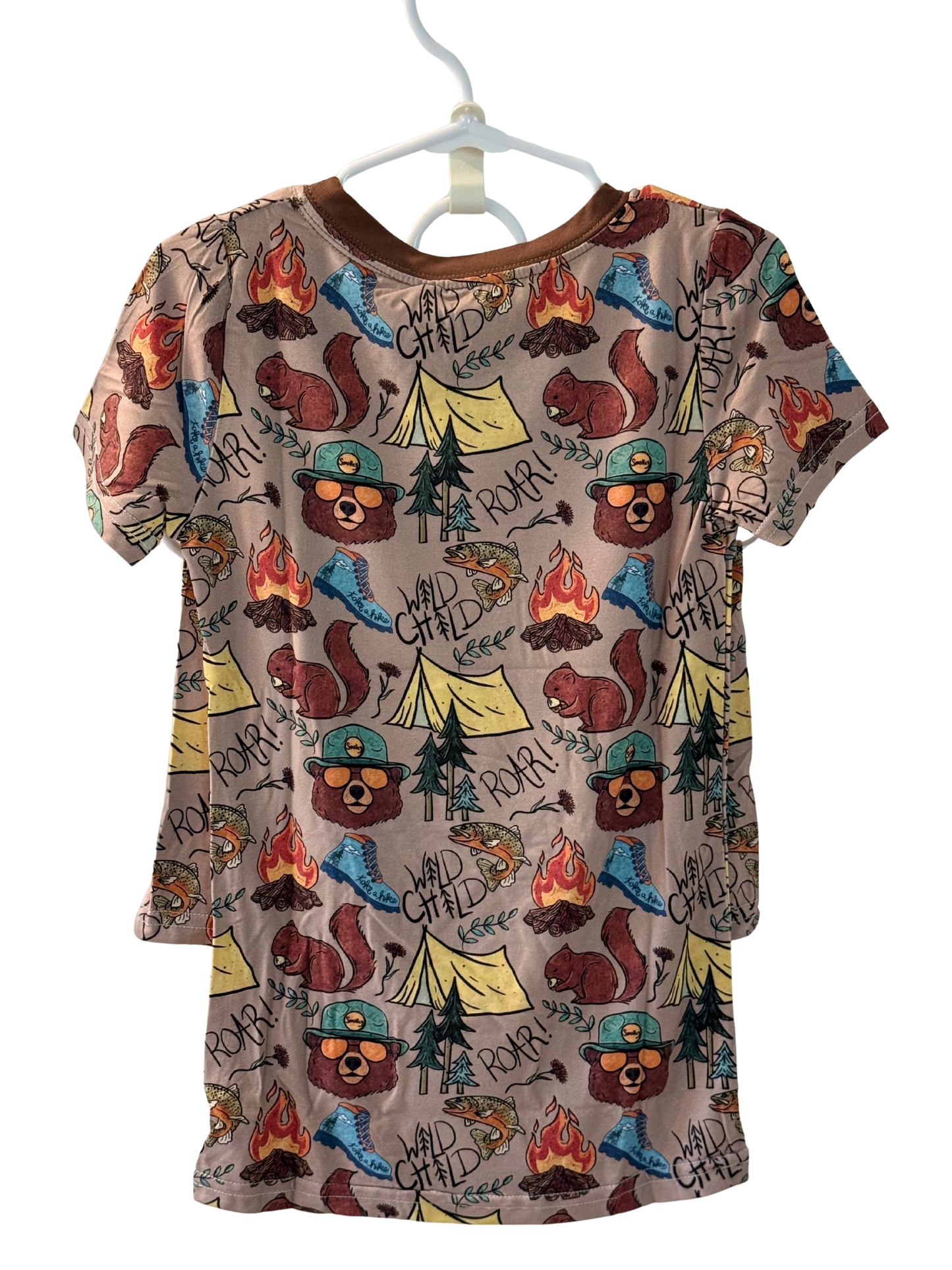 Wild Child Short Sleeve Shirt & Shorts Bamboo Set