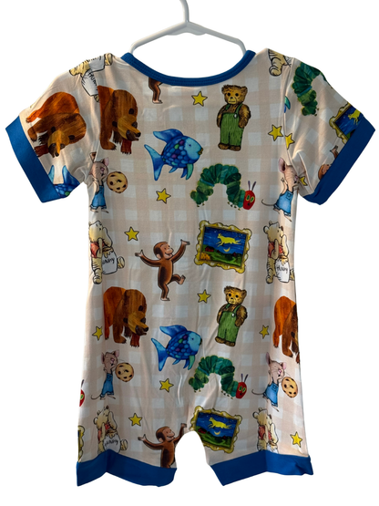 Storybook Friends Short Sleeve Bamboo Shortie