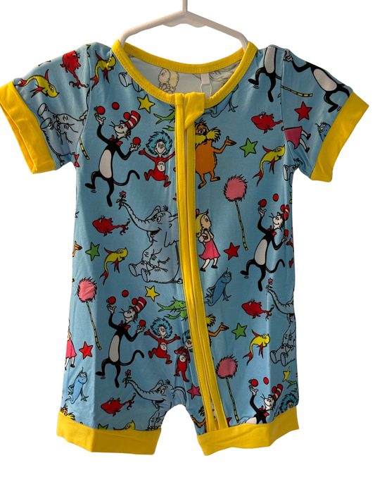Dr. Seuss Short Sleeve Bamboo Shortie