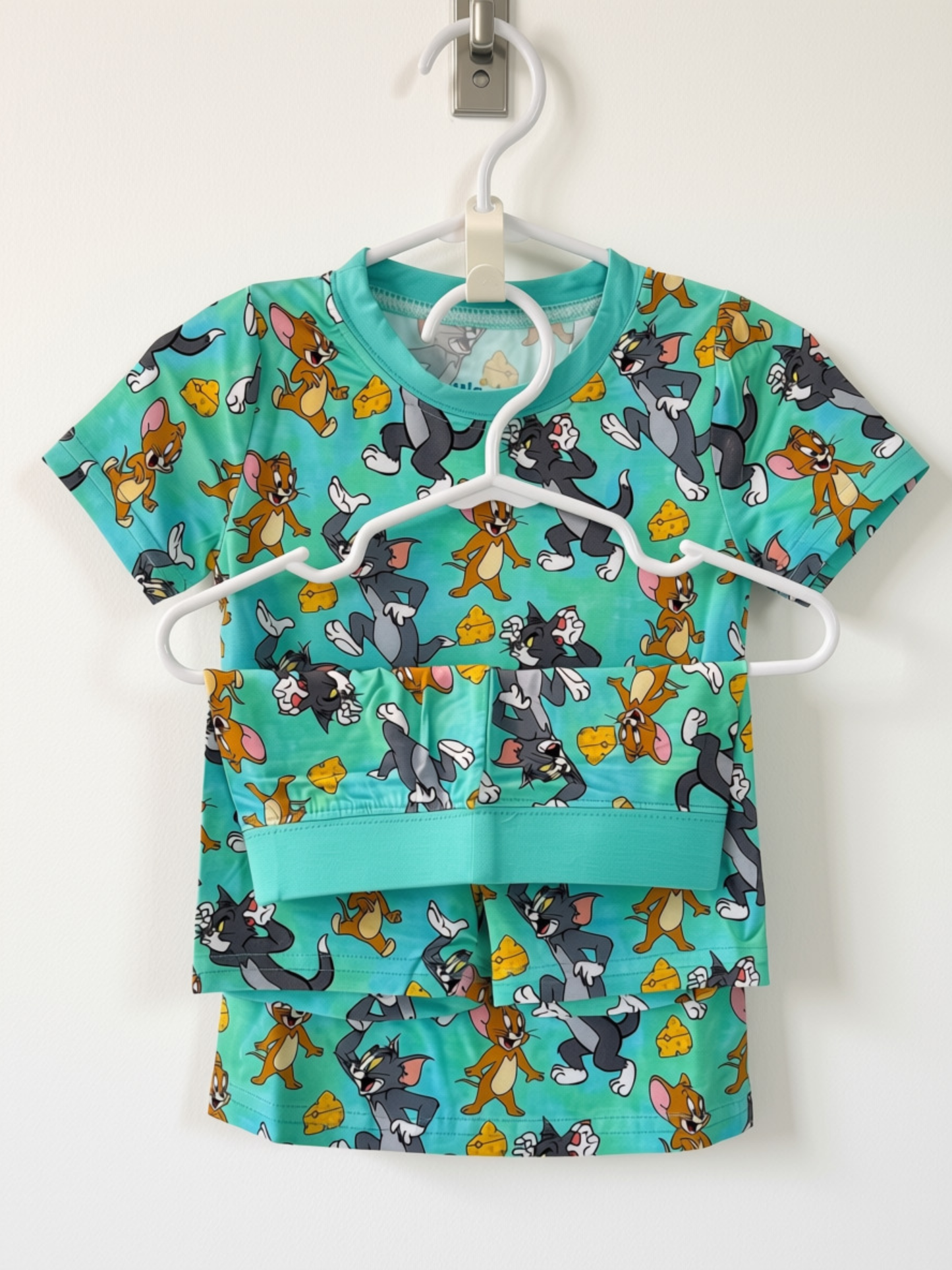 Tom & Jerry Short Sleeve Shirt & Shorts Bamboo Set