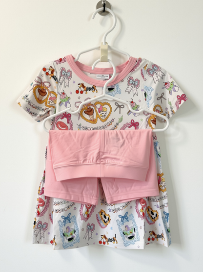 Toy Story Bamboo Dress Top & Shorts Set