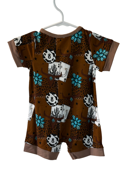 Western Short Sleeve Bamboo Shortie