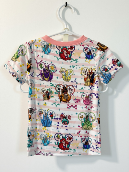 Princess Short Sleeve Shirt & Shorts Bamboo Set