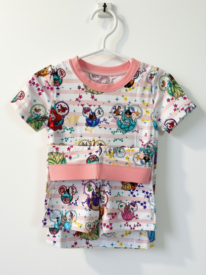 Princess Short Sleeve Shirt & Shorts Bamboo Set