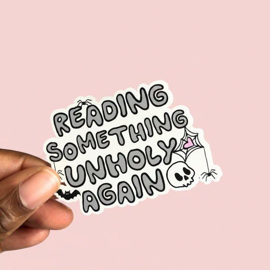 Reading Something Unholy | Sticker Die Cut